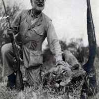 Ernest Hemingway on Safari