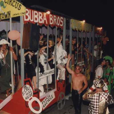 A float in the parade.