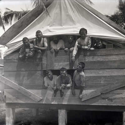 Worker's Tent on Pigeon Key