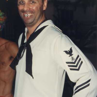 Unknown man dressed up.