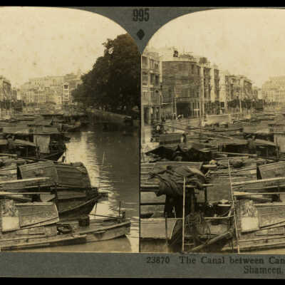 The Canal Between Canton and the Island of Shameen, China