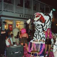 A float in the parade.