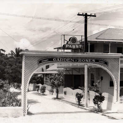 Entrance to Pena's Garden of Roses