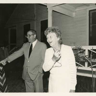 Unknown people at a ceremony