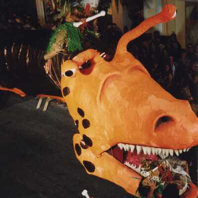 A float in the parade.