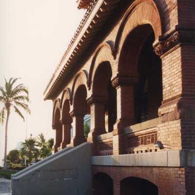 The brick arches.