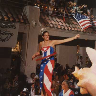 A float in the parade.