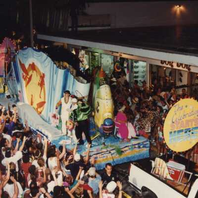 A float in the parade.