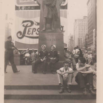 Sailors from the U.S.S. Key West (PF-17)