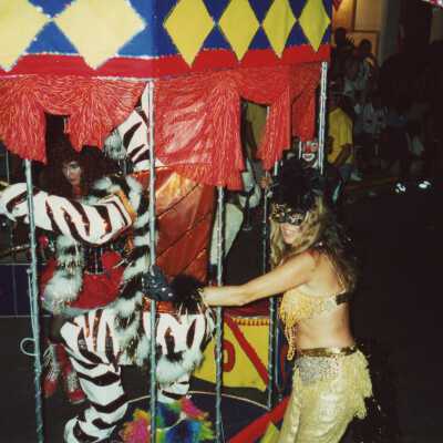 A float in the parade.