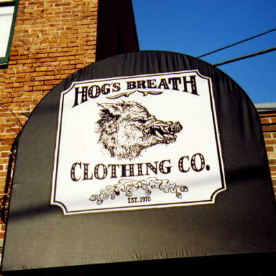 Hog's Breath Clothing Co. Sign