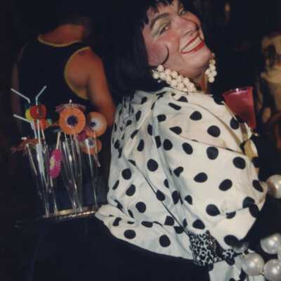 Unknown person dressed up.