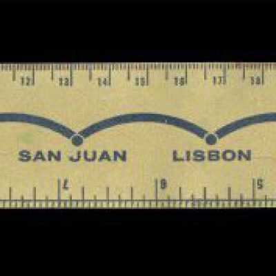 Pan American Airways Ruler: Copyright: © Key West Art & Historical Society; Origformat: Artifact