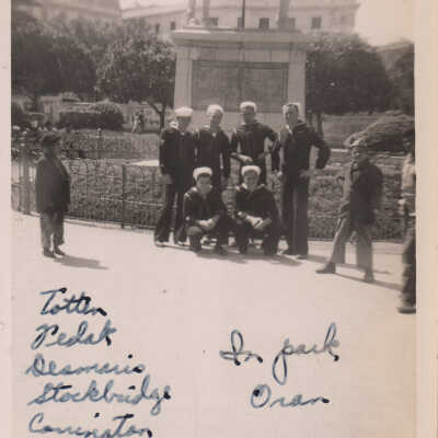 Sailors from the U.S.S. Key West (PF-17)