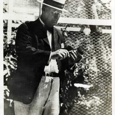 William Demeritt at the Key West Lighthouse: Copyright: @ Key West Art & Historical Society; Origformat: Print-Photographic