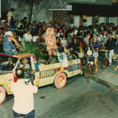 A float in the parade.