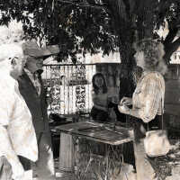 Mario Sanchez in his Studio Under the Trees