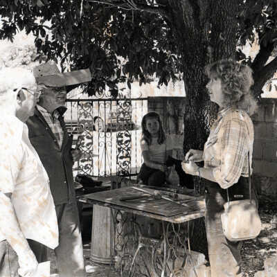 Mario Sanchez in his Studio Under the Trees