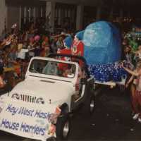 A float that reads Key West Hash House Harriers.
