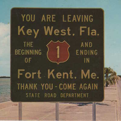U.S. 1 Sign in Key West