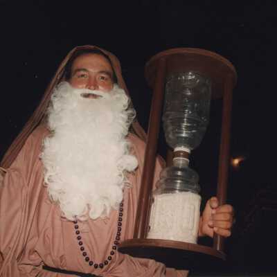 Unknown man dressed up.