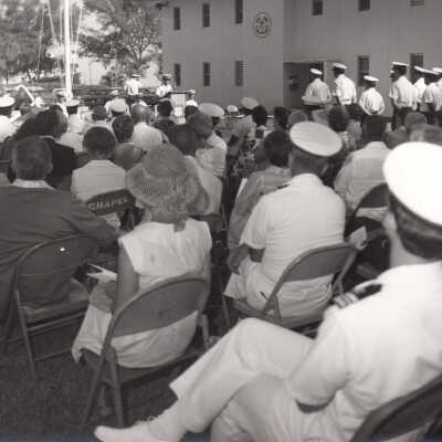 US Coast Guard change of command in 1977