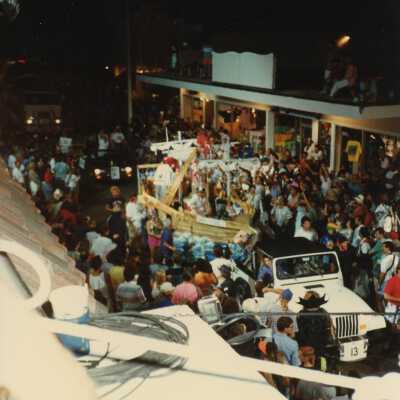 A float in the parade.
