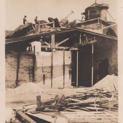 Damaged Key West Electric Plant