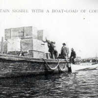 Captain Sigsbee with a Boat-Load of Coffins