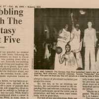 An article in the Solares Hill that reads Dribbling with the Fantasy Fest five.