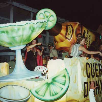 A float in the parade.