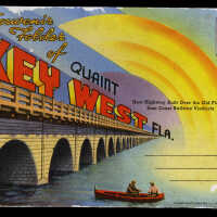 Souvenir Folder of Quaint Key West Florida