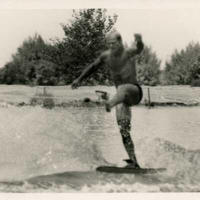Unknown Man Water Skiiing