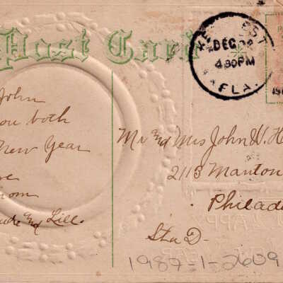 A Happy New Year: © Key West Art & Historical Society