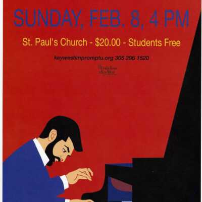 'Michael Brown' Impromptu Classical Concerts Poster: Copyright: © Key West Art & Historical Society; Origformat: Print-Photographic