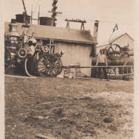 A fire truck or steam engine