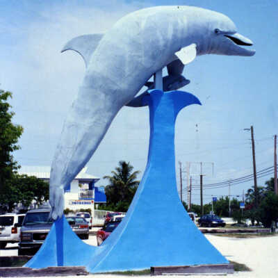 Dolphin Research Center Sculpture