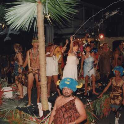 A float in the parade.