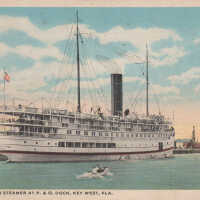 GOVERNOR COBB Steamer at P&O Dock, Key West, Fla.