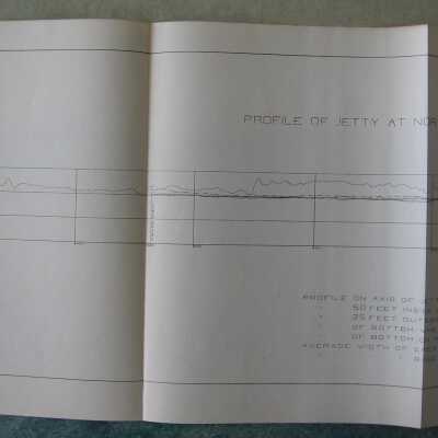 Profile of Jetty at North West Entrance to Key West Harbor, FLA.