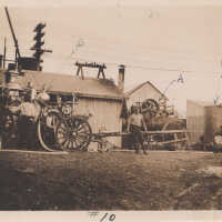 A fire truck or steam engine