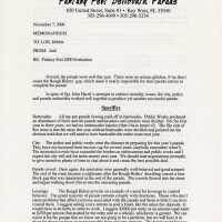          A memo to Lob and Debbie from Judi of a Fantasy Fest evaluation.
   