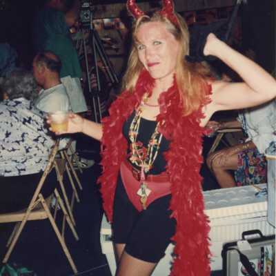 Unknown woman dressed up.