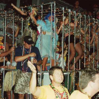 A float in the parade.