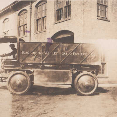 Blackstone Valley Gas and Electric Co. truck