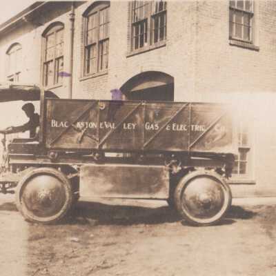 Blackstone Valley Gas and Electric Co. truck: Copyright: © Key West Art & Historical Society; Origformat: Print-Photographic