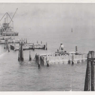 Building Cofferdams for Long Key Viaduct
