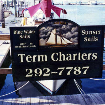Term Charters Sign