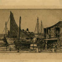          Fishing Boats in Key West (Pre-Conservation); © Key West Art & Historical Society
   