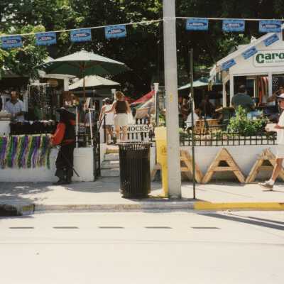Caroline's café on Duval Street.